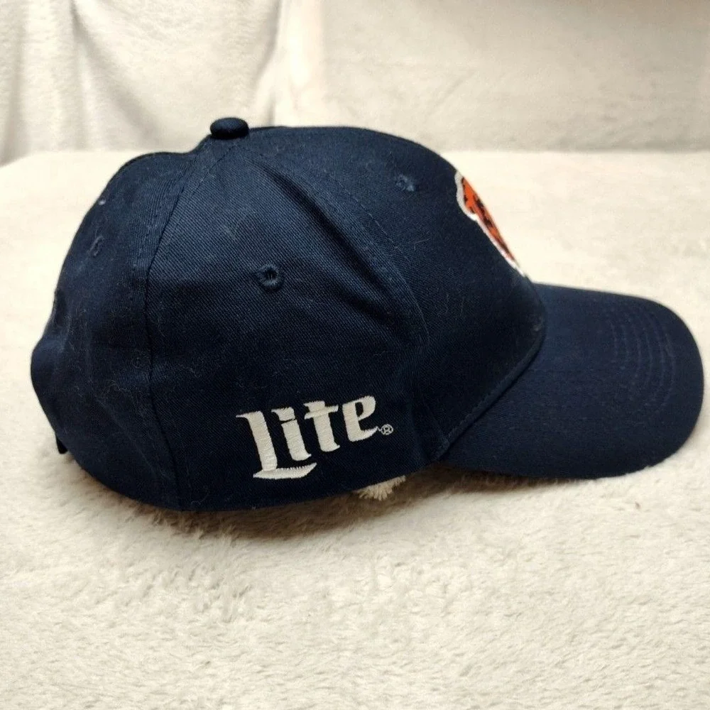 Chicago Bears Hat Cap Strap Back Mens NFL Football 1985 Champions Miller Lite